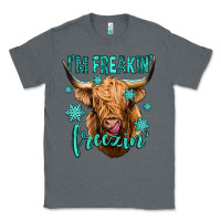 Charcoal Heather i'm freakin freezin long haired cow Classic Tee - Jasminsmagicworld