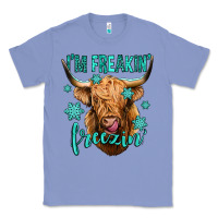 Colony Blue i'm freakin freezin long haired cow Classic Tee - Jasminsmagicworld