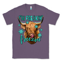 Lavender i'm freakin freezin long haired cow Classic Tee - Jasminsmagicworld