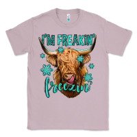 Lilac i'm freakin freezin long haired cow Classic Tee - Jasminsmagicworld
