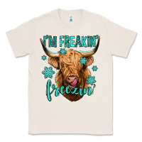 Natural i'm freakin freezin long haired cow Classic Tee - Jasminsmagicworld