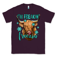Plum i'm freakin freezin long haired cow Classic Tee - Jasminsmagicworld