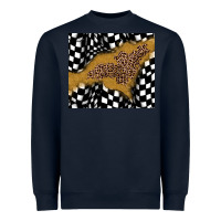 Navy racing glitter leopard Heavyweight Sweatshirt - JahusDesignShop