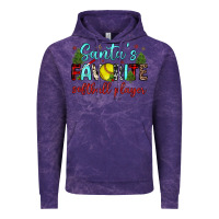 Cloud Purple santa s favorite softball player Vintage Hoodie - JahusDesignShop