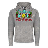 Cloud Rock santa s favorite softball player Vintage Hoodie - JahusDesignShop