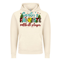 Vintage Artic santa s favorite softball player Vintage Hoodie - JahusDesignShop