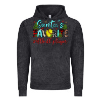 Vintage Black santa s favorite softball player Vintage Hoodie - JahusDesignShop