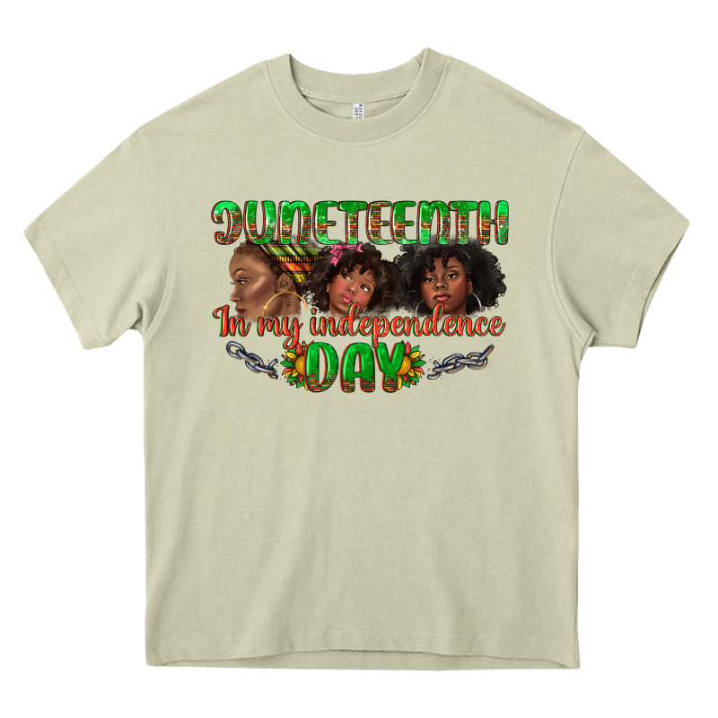 Juneteenth In My Independence Day Heavy Core Tee by texasbilliewilder | Teevron