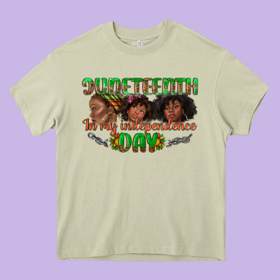 Juneteenth In My Independence Day Heavy Core Tee Designed By Texasbilliewilder