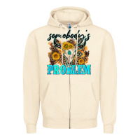Sandshell somebodys problem Zipper Hoodie - NancyCooperArtShop