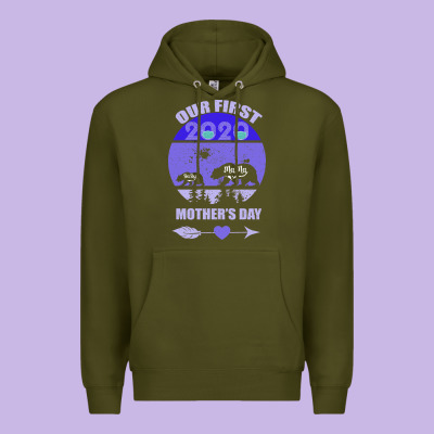 Our First Baby Mama Mother S Day Premium Hoodie Designed By Bettercallsaul