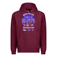 Burgundy Our First Baby Mama Mother s Day Premium Hoodie - Bettercallsaul