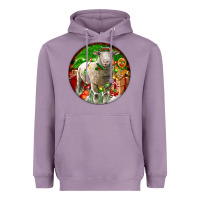 Lavender christmas dorset sheep Heavyweight Hoodie - LillyAllenDesigns