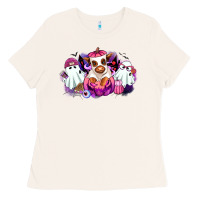 Bone Halloween ghost Heifer Ladies Tee - RanaPortraitStore