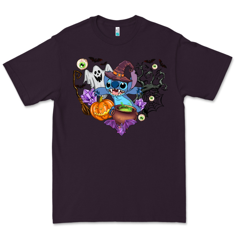 Stitch Heart Halloween Premium Tee by AdoDesignShop | Teevron