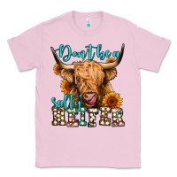 Bubblegum Pink don't be a salty heifer long haired cow Classic Tee - Jasminsmagicworld