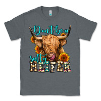 Charcoal Heather don't be a salty heifer long haired cow Classic Tee - Jasminsmagicworld