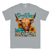 Heather Grey don't be a salty heifer long haired cow Classic Tee - Jasminsmagicworld