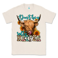 Natural don't be a salty heifer long haired cow Classic Tee - Jasminsmagicworld