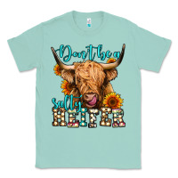 Seafoam don't be a salty heifer long haired cow Classic Tee - Jasminsmagicworld