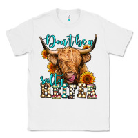 White don't be a salty heifer long haired cow Classic Tee - Jasminsmagicworld