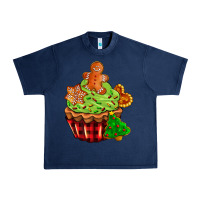 Navy christmas cookie cupcake Urban Heavy Tee - AdoDesignShop