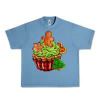 Pebble Blue christmas cookie cupcake Urban Heavy Tee - AdoDesignShop