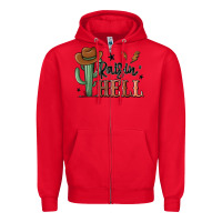 Red raisin hell cowboy cactus Zipper Hoodie - MaliasSmallBusiness