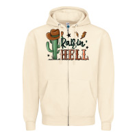 Sandshell raisin hell cowboy cactus Zipper Hoodie - MaliasSmallBusiness