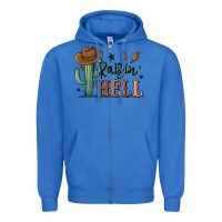 True Royal raisin hell cowboy cactus Zipper Hoodie - MaliasSmallBusiness