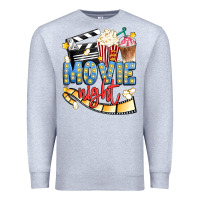 Heather Grey movie night Premium Sweatshirt - Artiststas