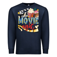 Navy movie night Premium Sweatshirt - Artiststas