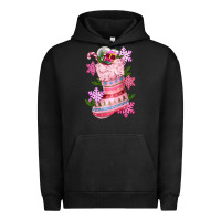 Pigment Black pink christmas socks Urban Hoodie - CowGirlArtShop
