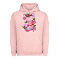 Pigment Salmon pink christmas socks Urban Hoodie - CowGirlArtShop