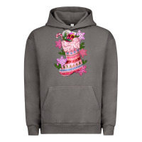 Pigment Tornado pink christmas socks Urban Hoodie - CowGirlArtShop