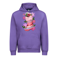 Tulip pink christmas socks Urban Hoodie - CowGirlArtShop