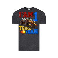 Vintage Black i'am one truck yeah Vintage Tee - Artiststas