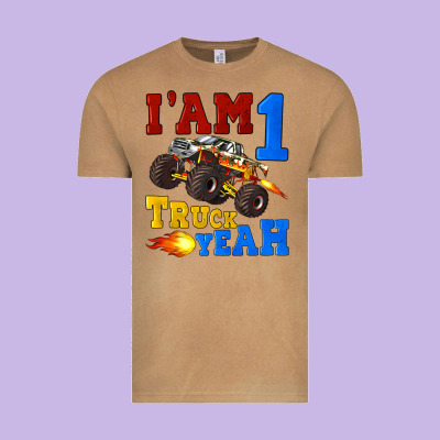 I'am One Truck Yeah Vintage Tee Designed By Artiststas