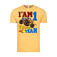 Vintage Mustard i'am one truck yeah Vintage Tee - Artiststas