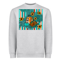 Heather Grey pumpkin Heavyweight Sweatshirt - JahusDesignShop