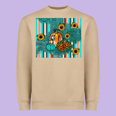 Pumpkin Heavyweight Sweatshirt Designed By Jahusdesignshop