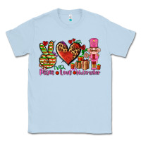 Dusty Blue peace love nutcraker Classic Tee - AdoDesignShop