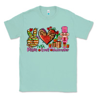 Seafoam peace love nutcraker Classic Tee - AdoDesignShop