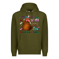 Army Green i may look calm but in my head ive pecked you 3 ti Premium Hoodie - JahusDesignShop