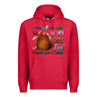 Cardinal i may look calm but in my head ive pecked you 3 ti Premium Hoodie - JahusDesignShop