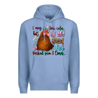 Colony Blue i may look calm but in my head ive pecked you 3 ti Premium Hoodie - JahusDesignShop