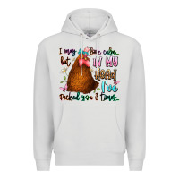 Dove Grey i may look calm but in my head ive pecked you 3 ti Premium Hoodie - JahusDesignShop
