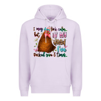 Lilac i may look calm but in my head ive pecked you 3 ti Premium Hoodie - JahusDesignShop
