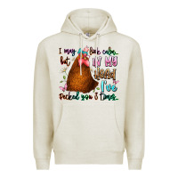 Oatmeal Heather i may look calm but in my head ive pecked you 3 ti Premium Hoodie - JahusDesignShop