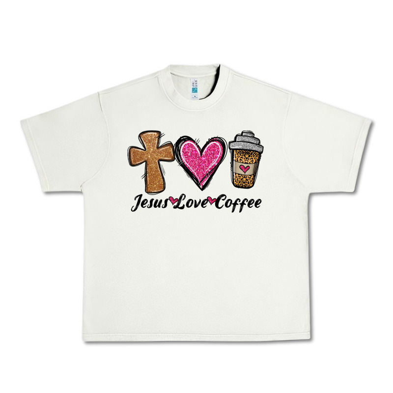 Jesus Love Coffee Urban Heavy Tee by Jasminsmagicworld | Teevron